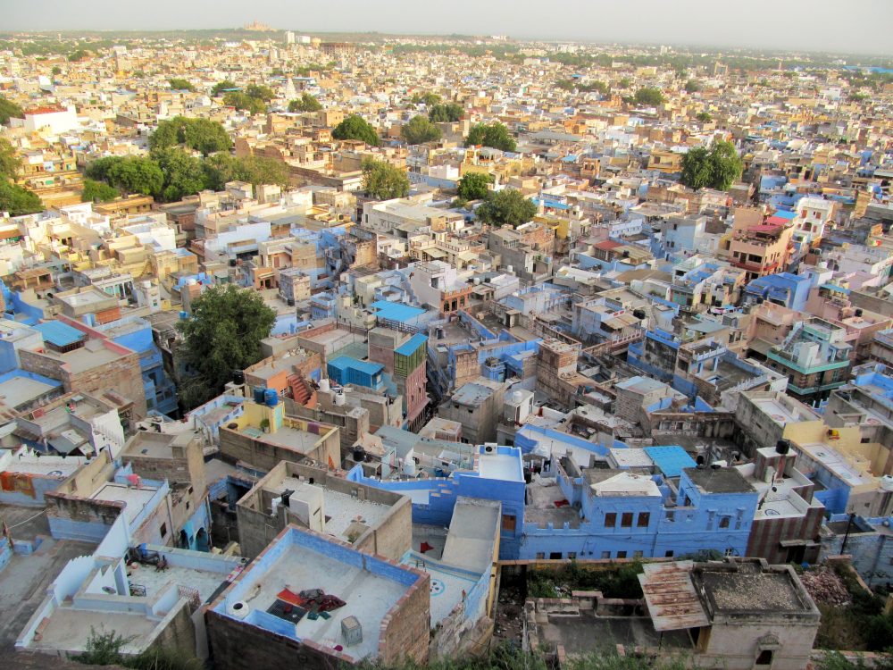 Middle Of The Blue City Of Jodhpur