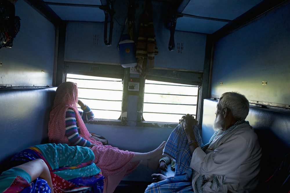 Indian Train Railways Inside Compartment