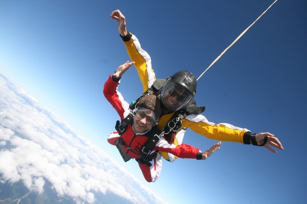 Tandem Skydiving Lake Taupo New Zealand NZ