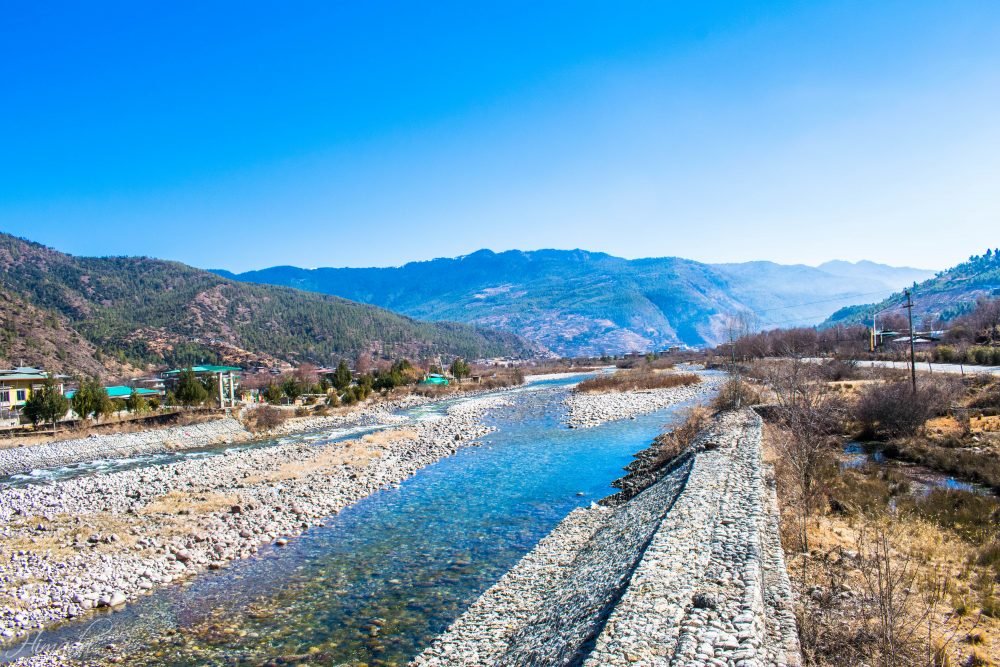 Paro Town In Bhutan