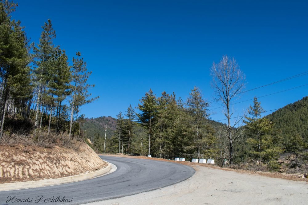 Way To Dochula Bhutan