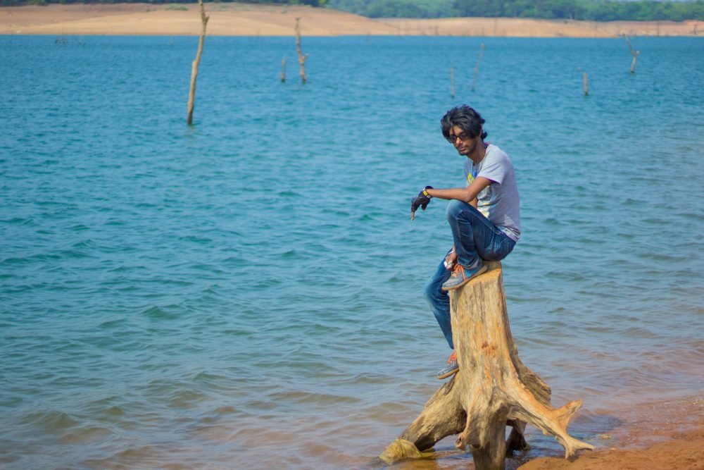 A Veteran Rider Striking A Pose At The Backwaters