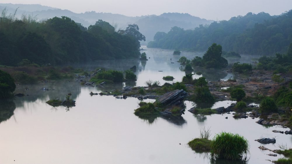 East End Of The Sharavati Took From Jog Falls Bridge