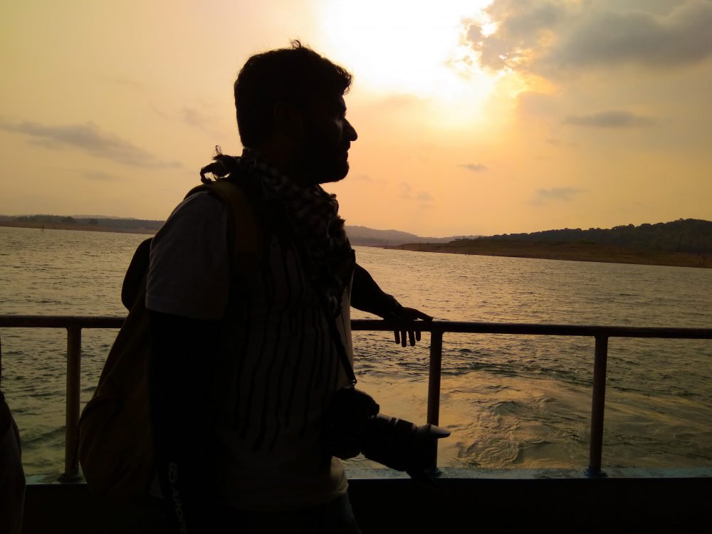 Our Group Leader On The Ferry