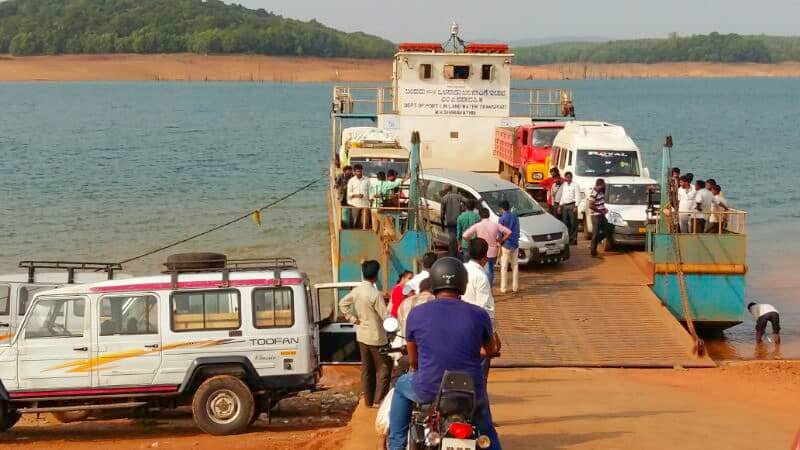 Sharavathi Valley Ferry Boat Service Ride