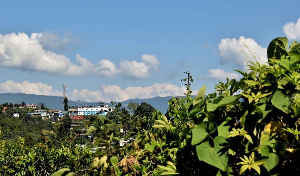 A Glimpse Of The Mighty Kanchenjunga