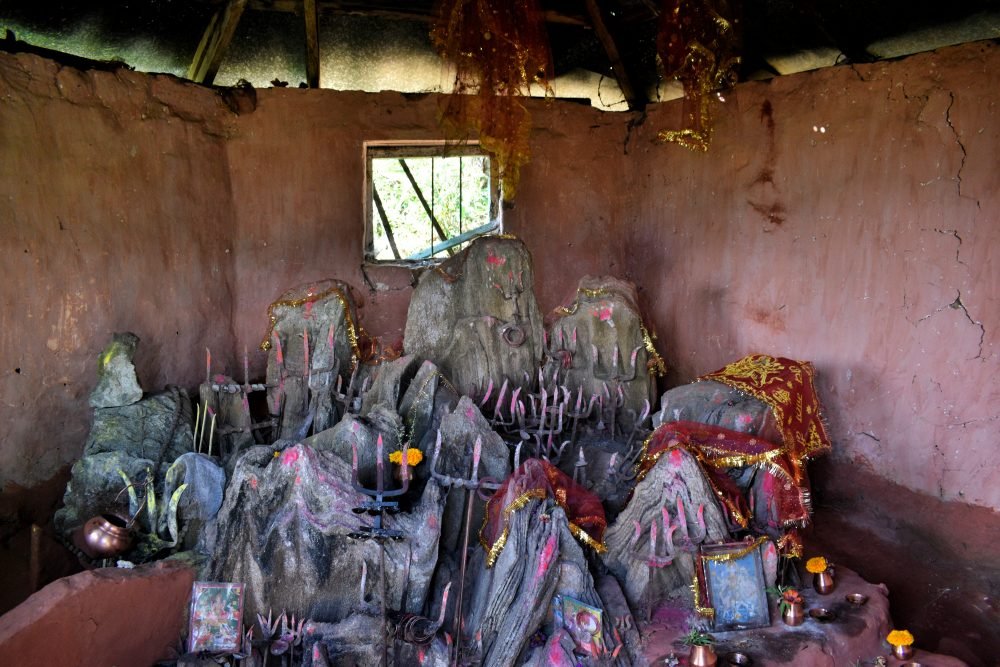 The Temple Of The Sacred Rocks Near Mirik Basti